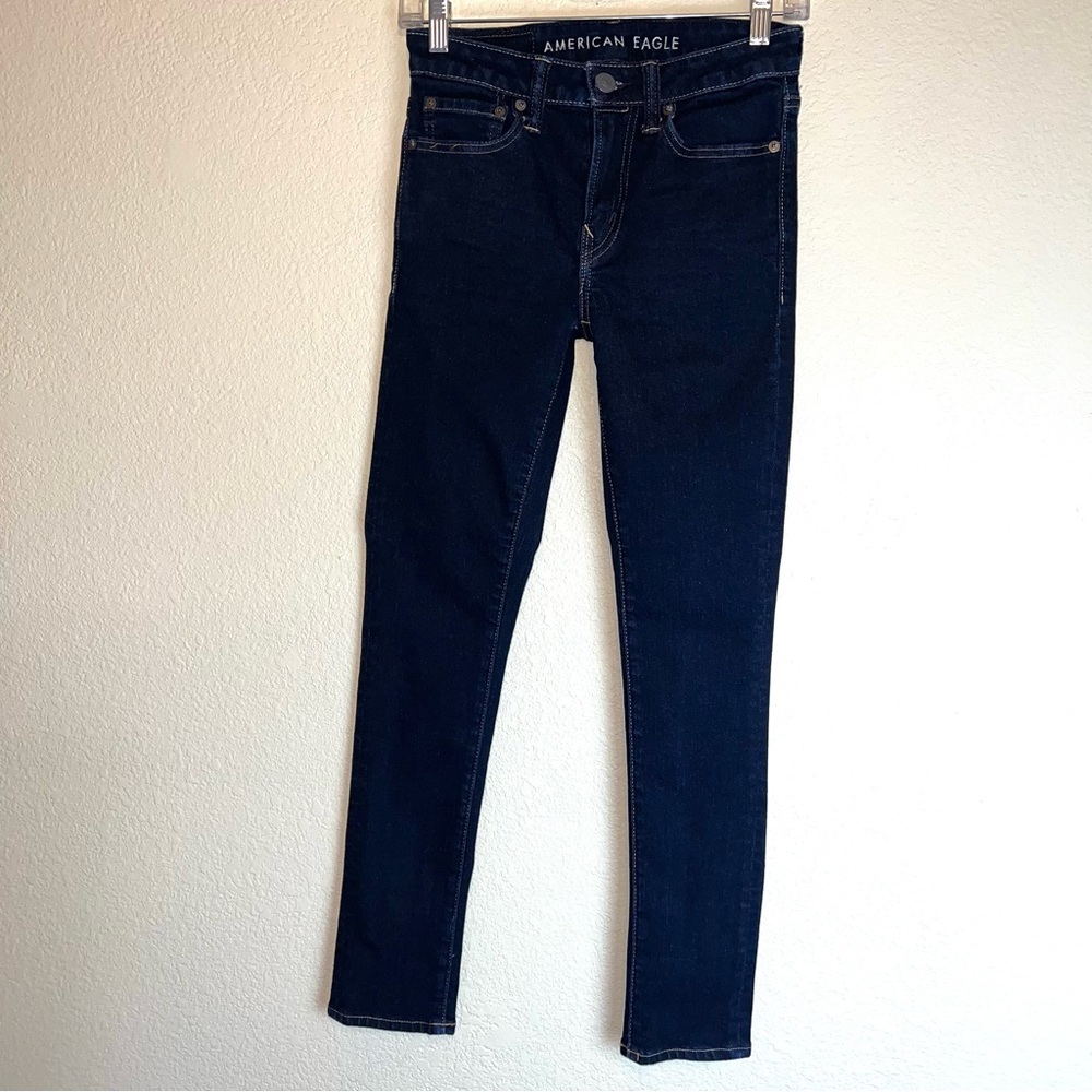 American Eagle Next Level Flex Mid Rise Skinny Jeans Sz 28x30